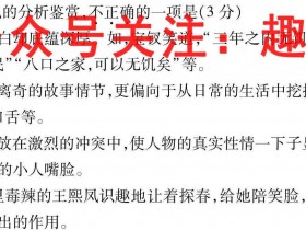 树德立品·2023届高考模拟金卷(一)文科综合答案考试试卷答案