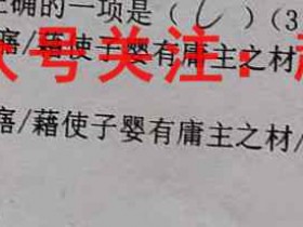 泉州市2023届高中毕业班质量监测(二)地理答案考试试卷答案