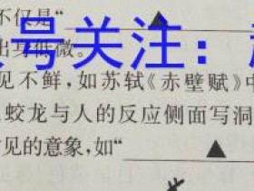皖智教育·安徽第一卷·2023届安徽中考第一轮复习试卷(七)7英语答案考试试卷答案