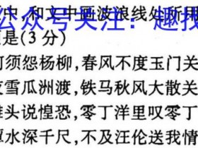 厚德诚品·2023高中学业水平选择性考试冲刺试卷(一)1历史试题考试试卷答案